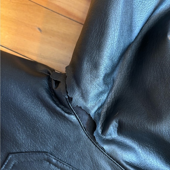Faux Leather Jacket - Picture 4 of 4